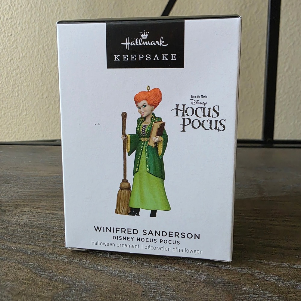 Hallmark Keepsake Ornament Disney‎ Hocus Pocus Winifred Sanderson 2023 Halloween